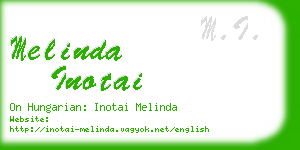 melinda inotai business card